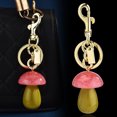 thumbnail image 5 of RUISINERY Cartoon Mushroom Keychain Car Holder Fashionable Keyring Pendant Bag Decoration for Stylish Women and Students, 5 of 8