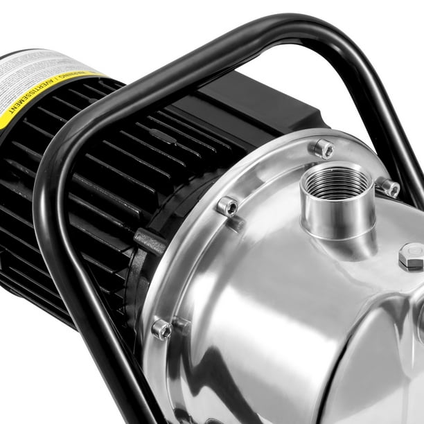 VEVOR Bomba de pozo poco profunda Bomba de chorro de agua portátil para jardín 1.1HP 978 GPH Cabeza de 131 pies