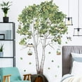 thumbnail image 3 of Calcomanía extraíble para pared de árbol, decoración artística DIY, Mural, decoración verde para sala de estar, dormitorio, ventana, gabinete TUNC Sencillez, 3 of 5