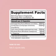 Boobie Relax Mom, Postpartum Stress Support Supplement | Lactation Approved | Mood and Energy Support with Ashwagandha & L-Theanine, 60 Capsules