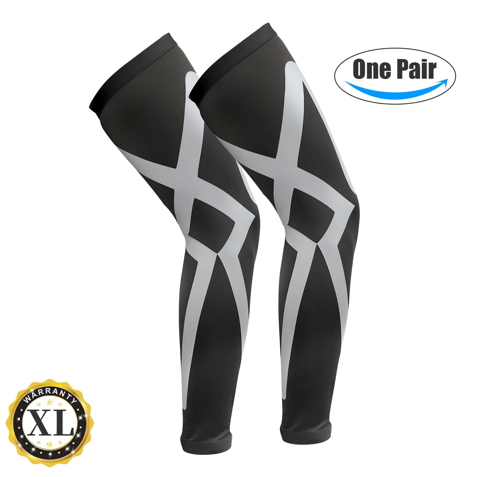 Supsupsiu Sports Recovery Compression Full Leg Sleeves For Men Women