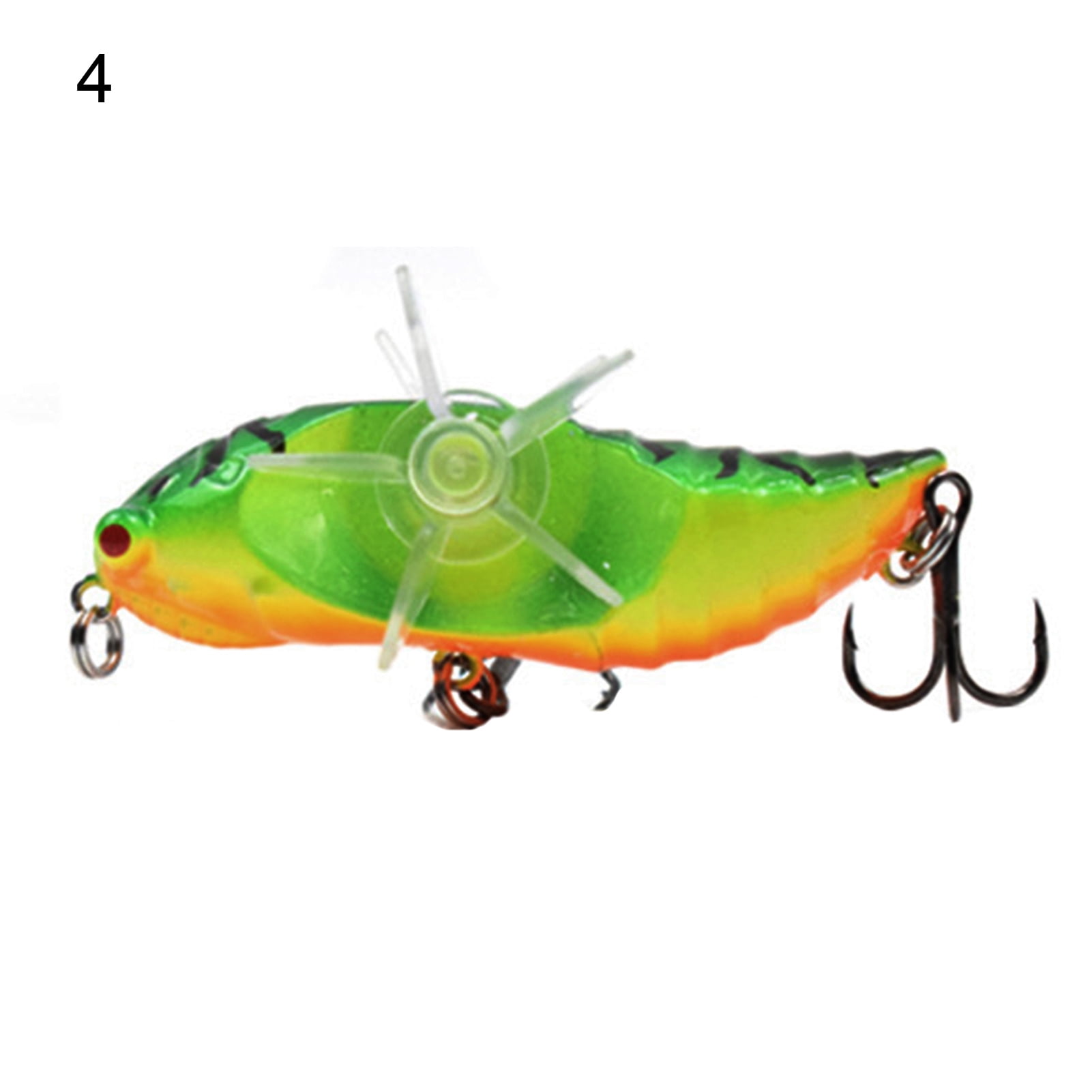Opolski 15 5g 7 5cm Cicada Lure Hard Rotating Wheel Abs Insect Fishing Barb Hooks Artificial Bait For Outdoor Walmart Com