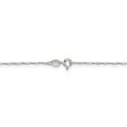 thumbnail image 4 of 925 Sterling Silver 1.2mm Twisted Serpentine Chain 20 Inch, 4 of 5