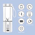 thumbnail image 2 of Exprimidor eléctrico de 530ml, mezclador de batidos de frutas de mano, utensilios de cocina (blanco) Tmvgtek Libre de BPA, 2 of 6