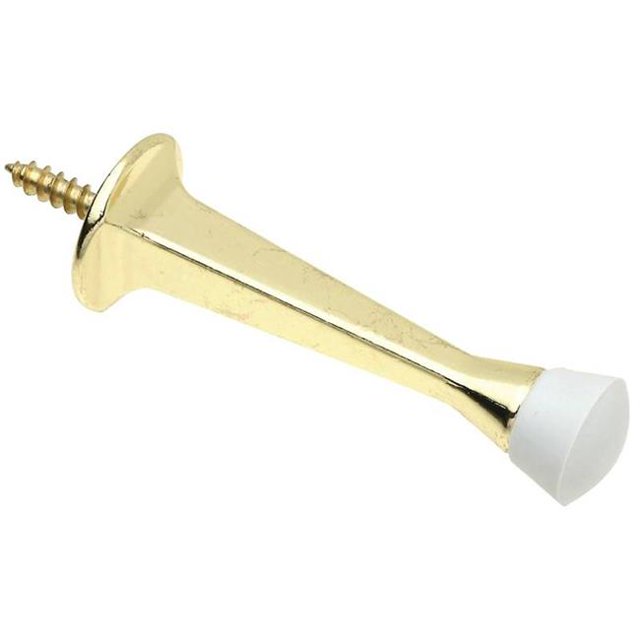 National Hardware 7178361 3 in. Rigid Door Stops - Brass