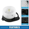 thumbnail image 3 of Motores de soplador de calefacción Unique Bargains No.68223053AC, ensamblaje de ventilador de motor de soplador HVAC para Jeep Cherokee 2016-2021, 3 of 6