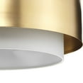 thumbnail image 6 of Progress Lighting Silva 3-Light Pendant, Brushed Bronze, White Linen Shade, 6 of 9