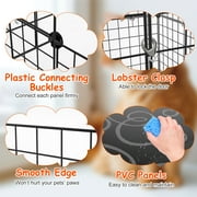 Imountek Cat Cages Indoor, 2 Tier Cat Enclosure with Climbing Ladder for 1-2 Pets Detachable Metal Wire Playpen