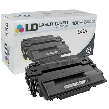 Hewlett Packard All In One - LD © Compatible Replacement for Hewlett Packard CE255A (HP 55A) Black Laser Toner Cartridge for use in HP LaserJet, LaserJet Enterprise, & LaserJet Pro Printers
