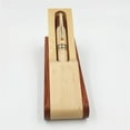 thumbnail image 3 of Juego de regalo de bolígrafo de madera de lujo con soporte de exhibición de bolígrafo profesional, lindo bolígrafo de escritura con caja y recargas de tinta de gel, 3 of 4