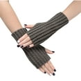 thumbnail image 2 of Lightweight Gloves for Women Winter Warming Fingerless for Teen Girls Arm Trendy and Stylish Long Half Finger Glove Thermal Safety Comfy Workout Gym Gloves for Driving Cycling Running Hiking Skiing, 2 of 3