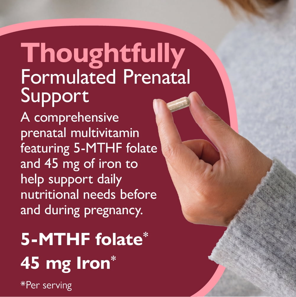 Celebrate Vitamins Bariatric Prenatal Vitamins with Folate (Folic Acid), Vitamin A, Iron, and Choline, 60 count