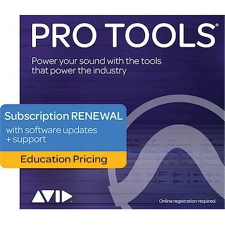 Avid Pro Tools 1-Year Subscription Renewal License