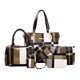 thumbnail image 1 of Bolso de mano Qarigey cartera estuche para llaves conjunto de bolso para mujer bronceado suave, 1 of 6