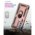 thumbnail image 3 of NIFFPD Galaxy A33 Case, Samsung A33 Case Ring Kickstand Hard PC Soft TPU Phone Cover for Samsung Galaxy A33 5G Rose Gold, 3 of 7
