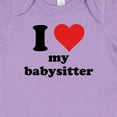 thumbnail image 4 of Inktastic I Heart My Babysitter Boys or Girls Baby Bodysuit, 4 of 5
