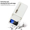 thumbnail image 6 of Allytechgroup Wallet Case for Samsung Galaxy Z Flip 4 with Crossbody Strap, Premium PU Leather Zipper Pocket Shockproof Cards Holder Phone Case for Women Girls, White, 6 of 8