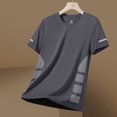 thumbnail image 5 of Dagaeig Short Sleeve Shirts for Men Summer Pullover Athletic Casual Plain Workout Moisture-Wicking Mens T-Shirts Outdoor, 5 of 7