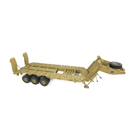 1/12 Scale P806 Metal M747 Military Semi-Trailer Assembled DIY Rc Tractor Truck Model