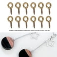 thumbnail image 2 of 200Pcs / Bag Eye Pins Eyepins Alloy Thread Screw Eye Hooks Jewelry Findings (Bronze), 2 of 8