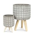 thumbnail image 2 of Dot Tripod Planter, 2 of 2