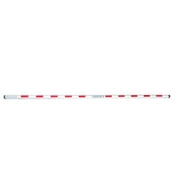 LiftMaster Parking Barrier Arm, 12 Ft, Aluminum Round, 2-Piece, DOT-C2 Reflective Safety Tape