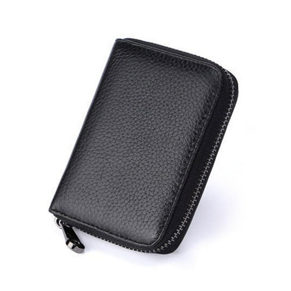 Large Wallets for Women Extra Capacity,Credit Card Holder with 20 Card Slots Zip Leather Card Case for Name ID Card Holder Book Business Card Book(Black/Rose/Pink)