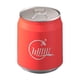 thumbnail image 1 of Cubo de basura con forma de lata de cola, pequeño, redondo, ahorrador de espacio, organizador de papel, cubo de basura Rojo con rueda, 1 of 9
