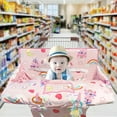 thumbnail image 2 of Shopping Cart Cover for Baby,2-in-1 High Chair Cover with Portable Cloth Bag,Cart Seat Pad for Babies Grocery Cushion Cover Restaurant,Suitable for All Supermarkets, 2 of 6