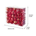 thumbnail image 2 of Gqtwoy Electroplated Christmas Tree Balls, 116 Pcs Christmas Ornaments Set, Shiny Holiday Decorations for Tree, Wreaths, and Garlands, Perfect for Home and Festive Decor, 2 of 5