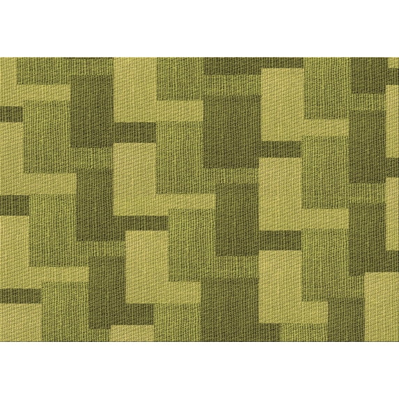 Ahgly Company Indoor Rectangle Patterned Oak Brown Area Rugs, 3' x 5'