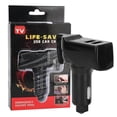 thumbnail image 2 of compatible USB Car Charger Window Breaker Seatbelt Cutter Car Safety Emergency Escape Tool_Perfect Gift, 2 of 5