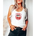 thumbnail image 2 of America Cherry Tank Top for Women & Teens Cute Patriotic Cherries and Bow Sleeveless Tee White Tank Top X-Large, 2 of 5