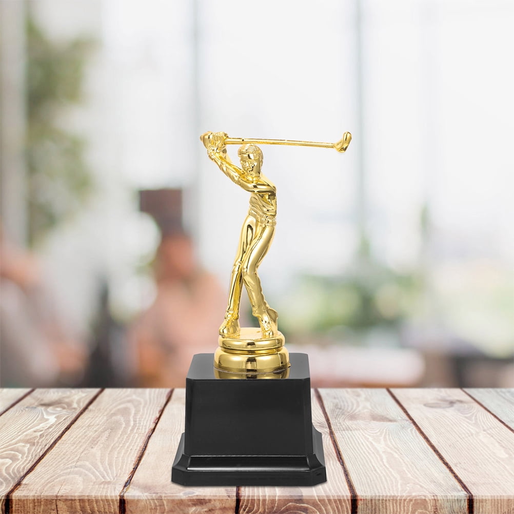 WRISTBIQUE 2-Pack Plastic Golf Trophy Cups - Awards, Party Prizes, and Celebration Decorations