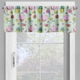 thumbnail image 2 of Ambesonne Cat Valance Pack of 2, Smiling Cat Maneki Neko, 42"X12", Multicolor, 2 of 5