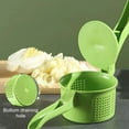 thumbnail image 5 of Xecvkr Vegetable Fruit Dryer Squeezer Large Capacity Hand Press Salad Spinner for Lettuce Dumpling Filling Kitchen Tool Green 12.99x5.7in, 5 of 9