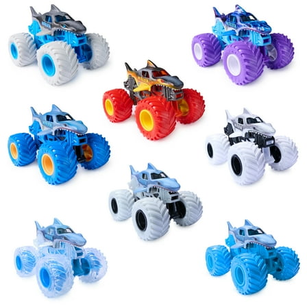 Monster Jam, Megalodon Monster Truck 1:64 Scale Die-Cast Vehicle (1 Car; Styles May Vary, Items May Not be Pictured)