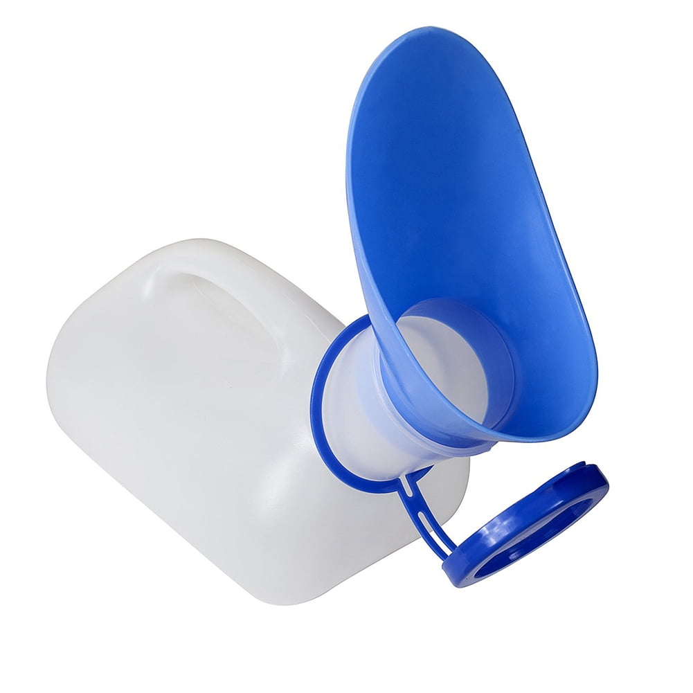 Unisex Potty Urinal Toilet Urinal Bedpans Pee Bottle With a Lid and