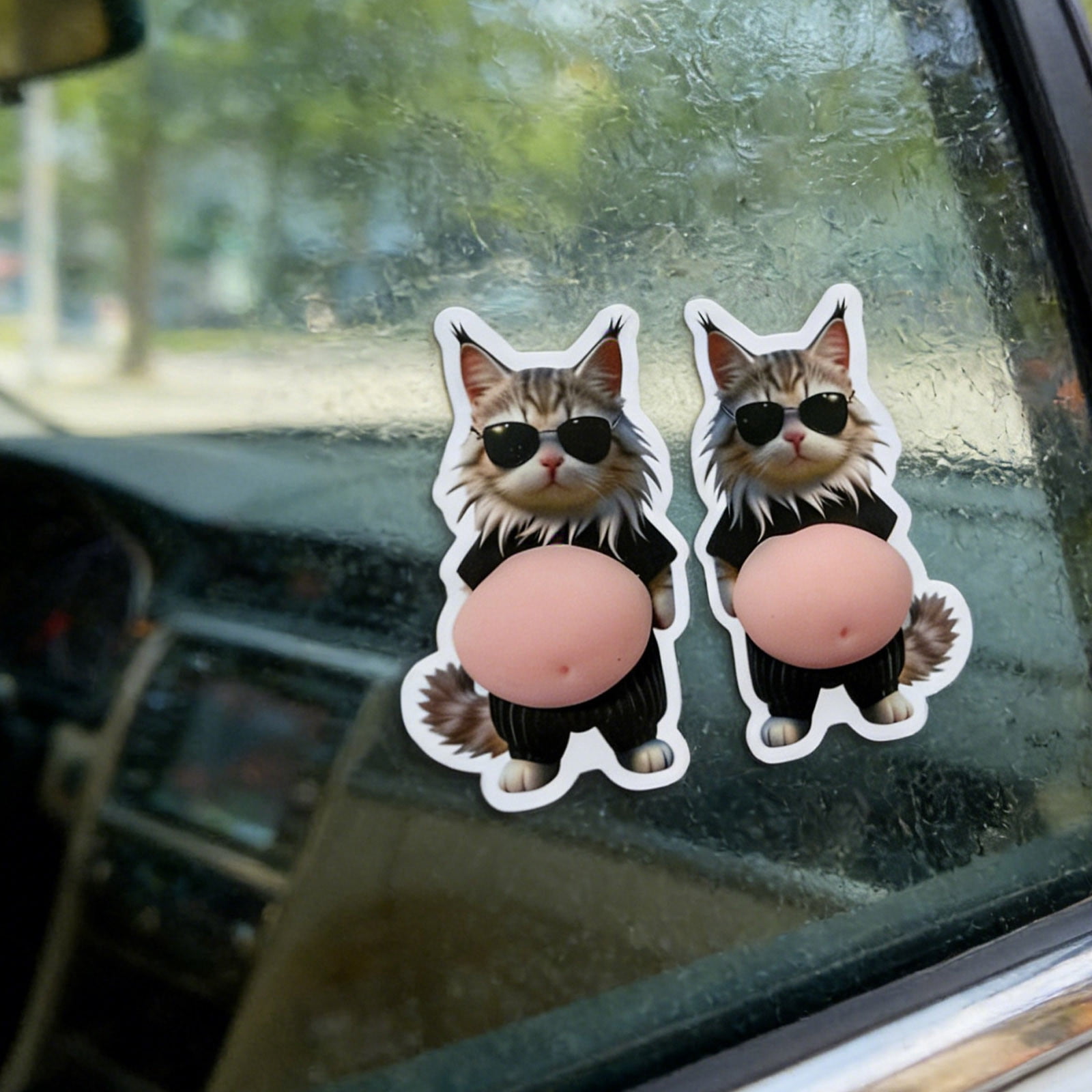 20 Pcs 3D Shiba Inu Dog Belly Stickers, Super Soft Silicone Anti-Collision Stickers, Cute Dog Belly Sticker as Car Door Protector, Table Edge Protector & Cute Decor Sticker for Home and Car