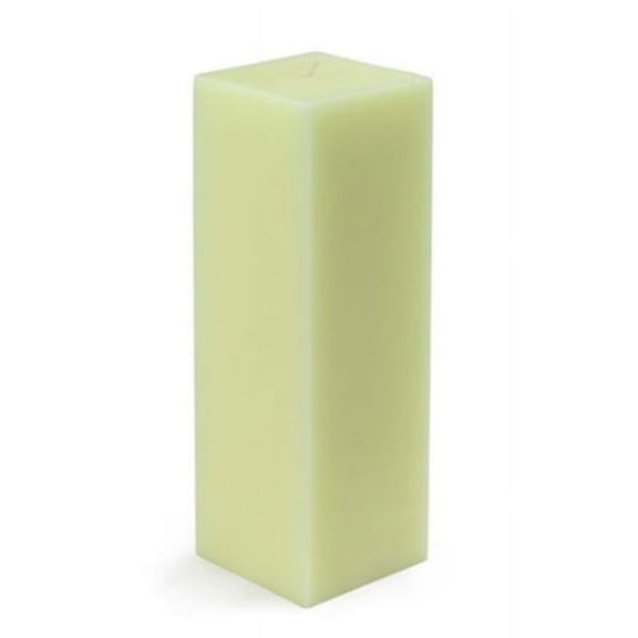 3 x 9 in. Square Pillar Candle, Ivory