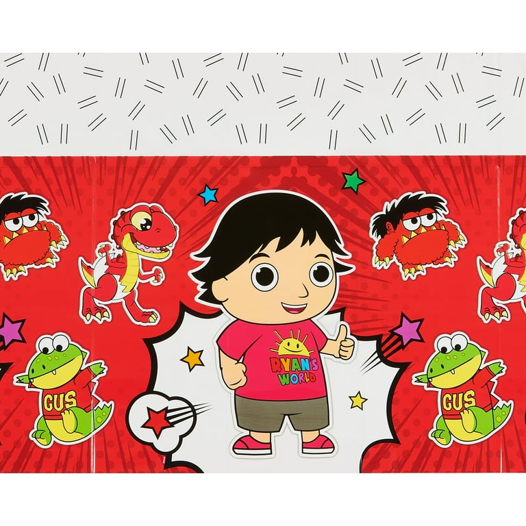 American Greetings Ryan s World Plastic Table Cover 54