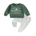 thumbnail image 1 of Ensemble Chandail en Molleton et Pantalon de Noël pour Bébé Garçon 2 Pcs, 1 of 9