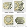 thumbnail image 1 of Bluetooth Speaker 1200mAh Desktop Ambient Light Wireless Bluetooth Speaker Fluorescent Subwoofer Film Speaker D, 1 of 5