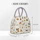 thumbnail image 2 of Fotbe Dogs Funny Pets Bolsa de Almuerzo con Estampado, Lonchera Aislada, Contenedor de Comida Reutilizable Tipo Cooler a Prueba de Fugas, 2 of 6