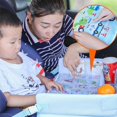 thumbnail image 5 of Bandeja de viaje para asiento de coche, asiento de seguridad, mesa de juegos, organizador de almacenamiento, aperitivos, juguetes, portavasos, impermeable para bebés y niños, cochecito de niños, 5 of 5