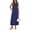 Bm 04 Dark Blue, variant on Women's 2 Piece Skirt Sets Casual Matching Lounge Sets Summer Vacation Outfits Sleeveless Tank Top Midi Dress Sets with Pockets S-2XL