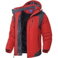 thumbnail image 1 of Chaqueta de esquí SPOSULEI Chubasquero impermeable de invierno para hombre, 1 of 6