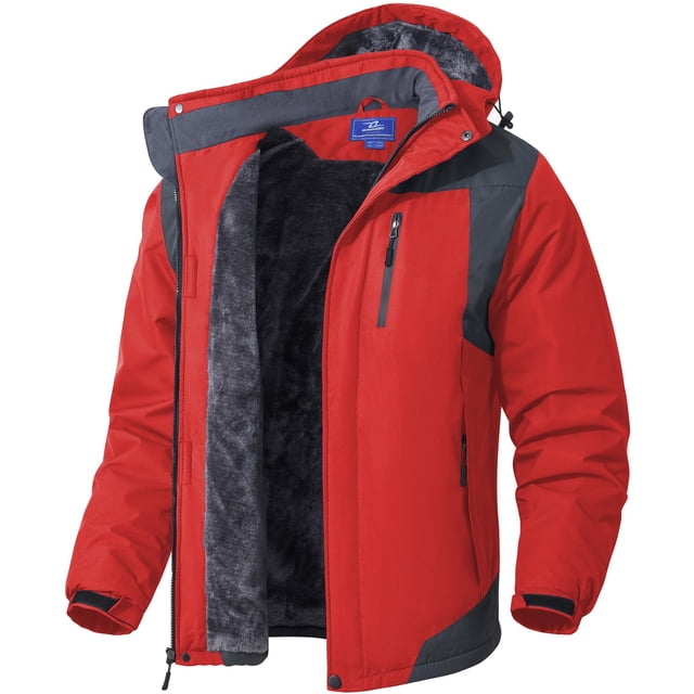 Chaqueta de esquí SPOSULEI Chubasquero impermeable de invierno para hombre