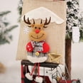 thumbnail image 6 of 3 Pack Christmas Tote Gift Bags,Reusable Christmas Candy Bag 3D Santa Claus Snowmen Reindeer Bag with Handle Portable Candy Gift Baskets Gift Wrap for Christmas Party Favors, 6 of 6