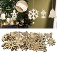 thumbnail image 3 of 100 Piezas de Rodajas decorativas de Navidad perfecl Formas de adornos para decoraciones navideñas, 3 of 8